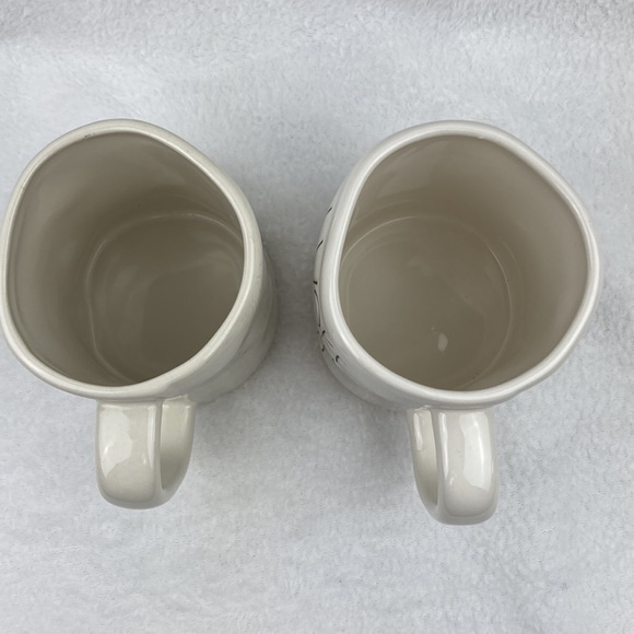 Rae Dunn Artisan Stoneware I Woke Up Like This Coffee Mugs Set of 2 - Picture 3 of 10